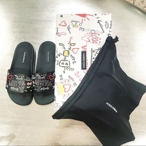 Dolce and Gabbana D&G Slides